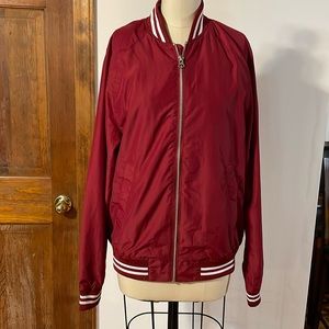 Mens bomber zipper jacket